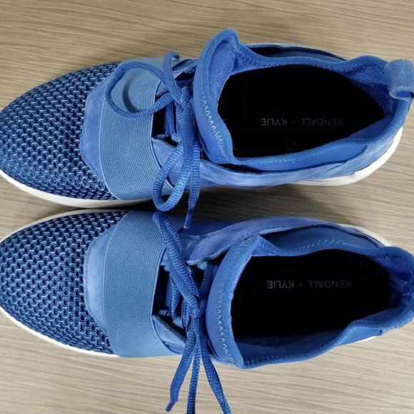 Kendall & Kylie Braydin High Top Sneaker, Blue, Womens Size 7 - Picture 8 of 10